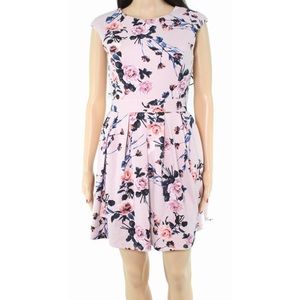 Junior Emerald Sundae Floral Open Back Dress-Small